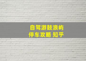 自驾游鼓浪屿停车攻略 知乎